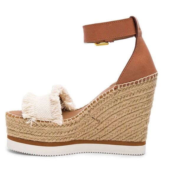 NWOT See by Chloe Glyn Frayed Wedges - Picture 4 of 16